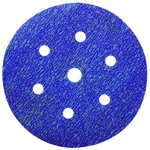 Абразивный круг A275 темно-синий 150 мм, 7 отв. P500