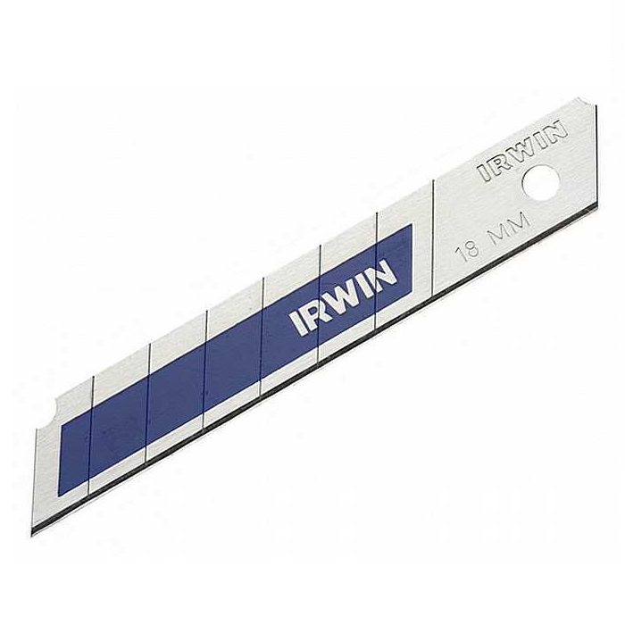 Лезвия биметаллические с отламывающимся сегментом 18мм, 8 шт. IRWIN