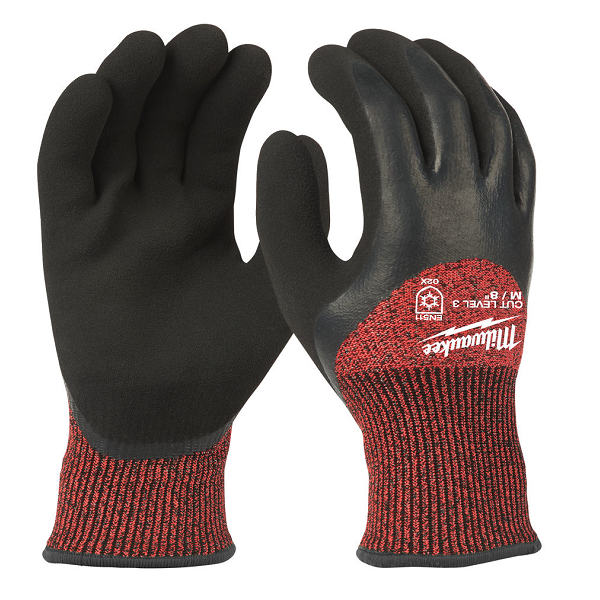 Перчатки с защитой от порезов зимние  Milwaukee, уровень 3, размер  10/XL