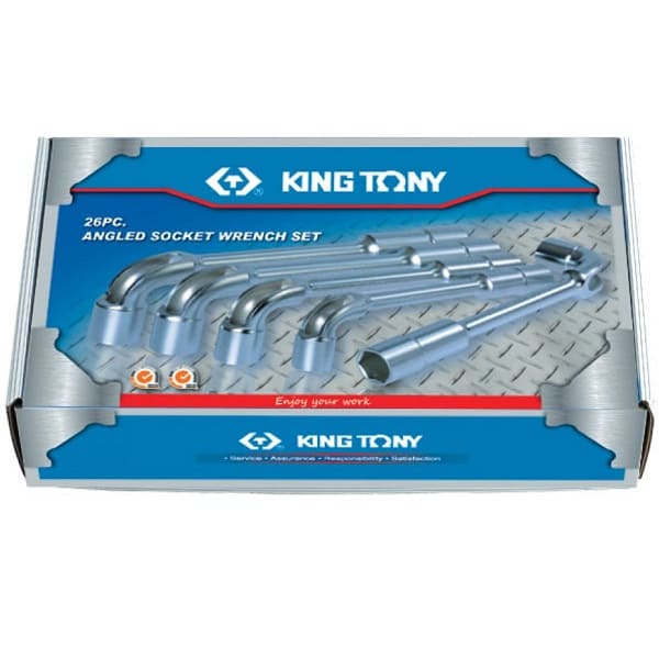 Комплект торцевых L-образных ключей, 6-32 мм, 26пр KING TONY
