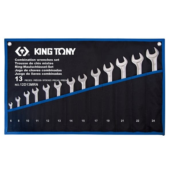 Набор ключей комбинированных 13шт. (6-24 мм)  KING TONY