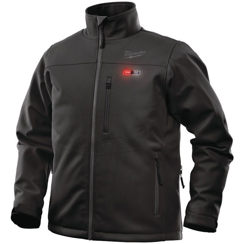 Куртка c электроподогревом премиальная Milwaukee M12 HJ BL4-0 (L), черная