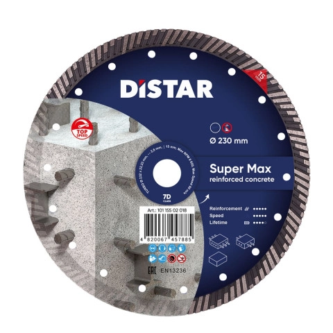 Круг алмазный отрезной Distar 1A1R Turbo 232x2,6x15x22,23 Super Max