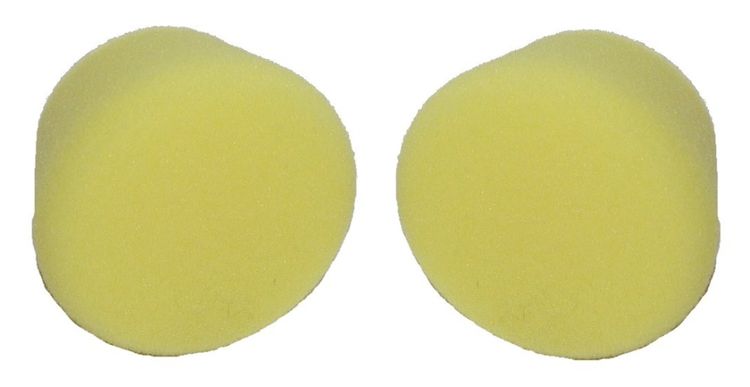 Диск полировальный на липучке PROXXON 50 мм, (2 шт.), желтый