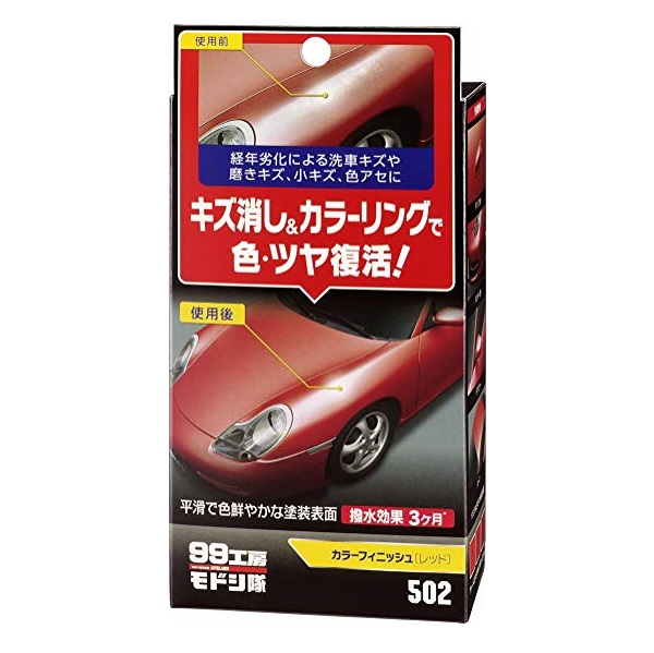 Цветообогощающая полироль для красных автомобилей SOFT99 Color Finish Red
