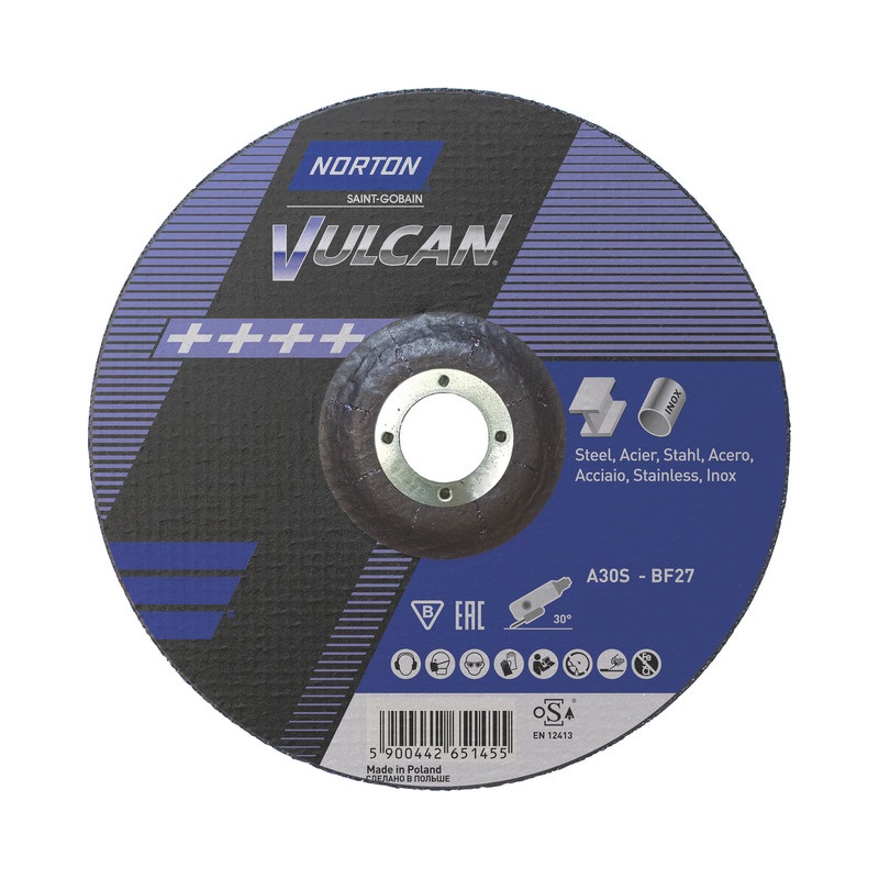 Диск зачистной NORTON Vulcan 115x6.4x22.23