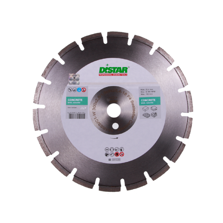 Алмазный диск 1A1RSS/C1-W 300x2,8/1,8x9x25,4-18 F4 Bestseller Concrete Distar