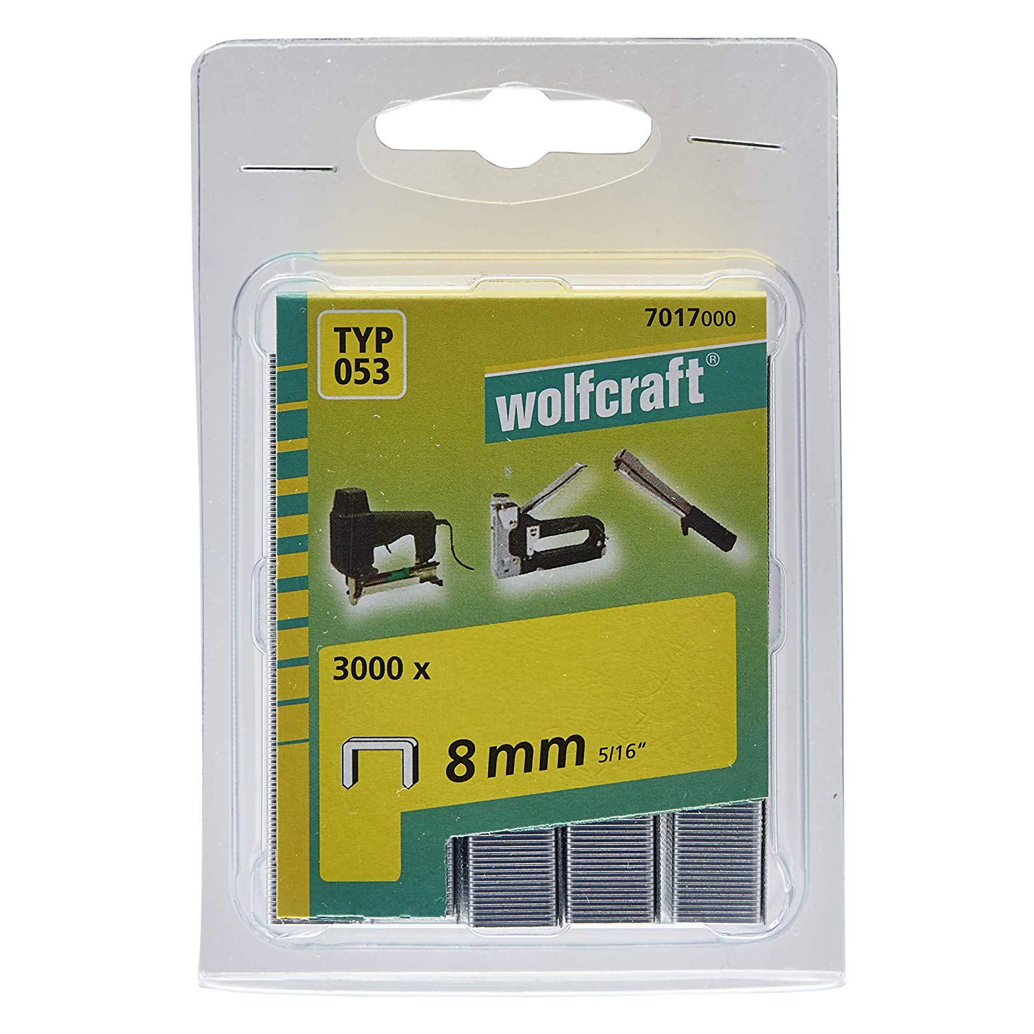 Скобы Wolfcraft 11.2x8 мм (3000 шт.)