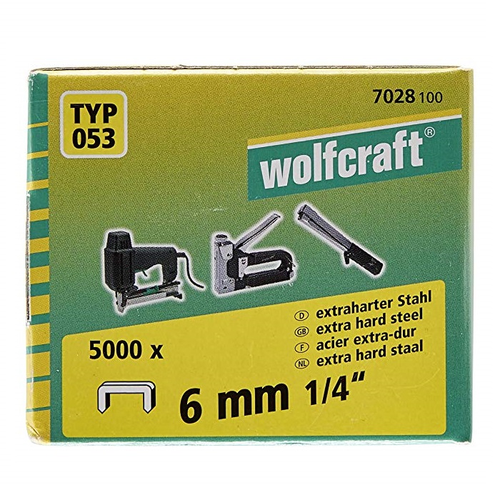 Скобы Wolfcraft 11.2x6 мм (5000 шт.)