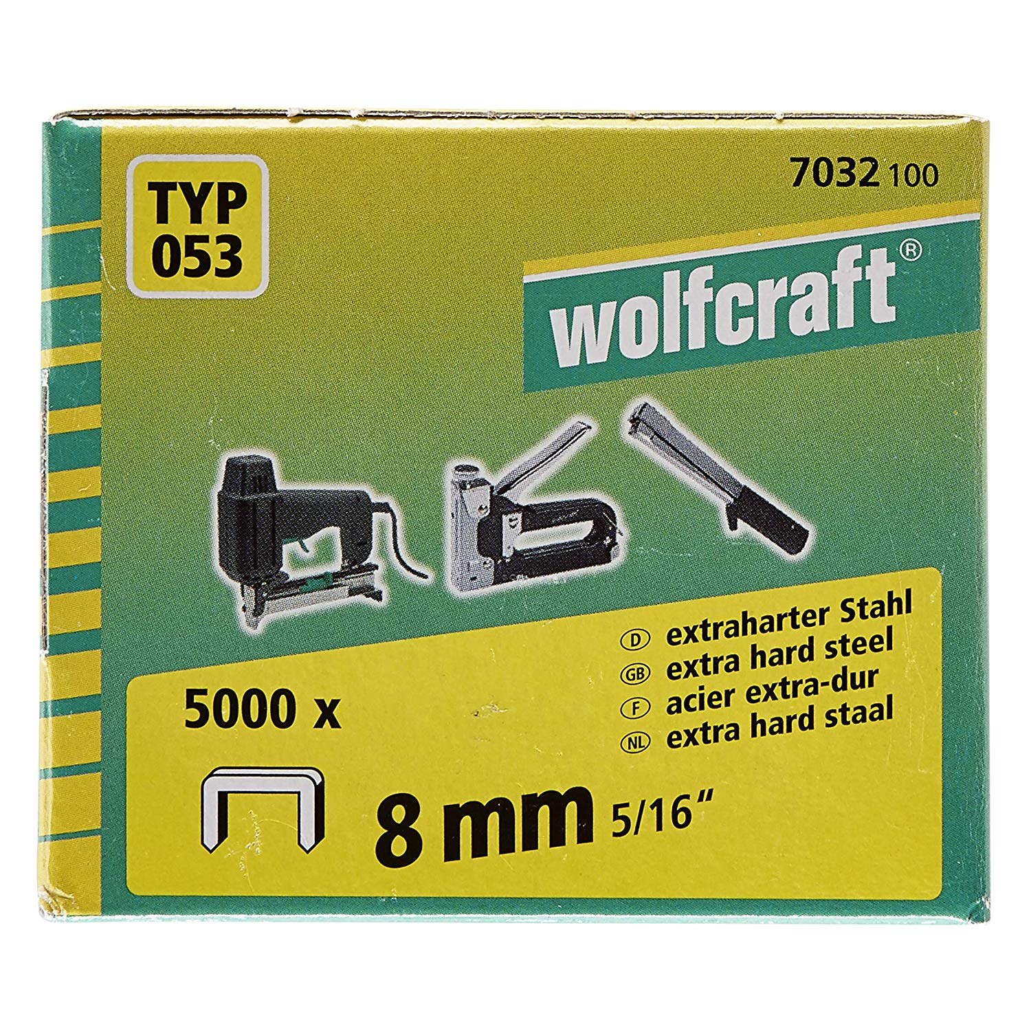 Скобы Wolfcraft 11.2x8 мм (5000 шт.)