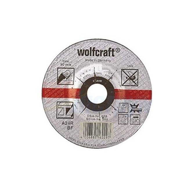 Диск отрезной по металлу Wolfcraft 230x3,2x22,2 мм (5 шт.)
