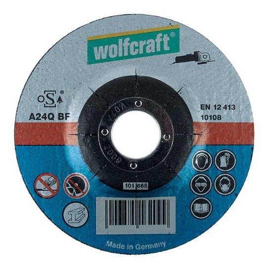 Диск отрезной по металлу Wolfcraft 230x2,5x22,2 мм