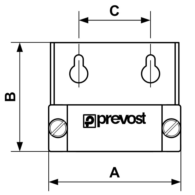 Стеновое крепление для фильтров Prevost
