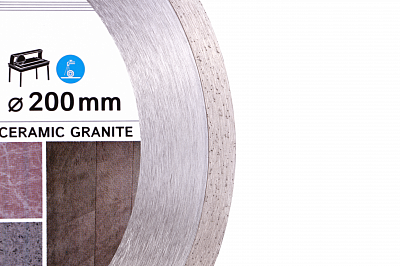 Куг алмазный отрезной DISTAR 1A1R 200x1,7x8,5x25,4 Bestseller Ceramic granite