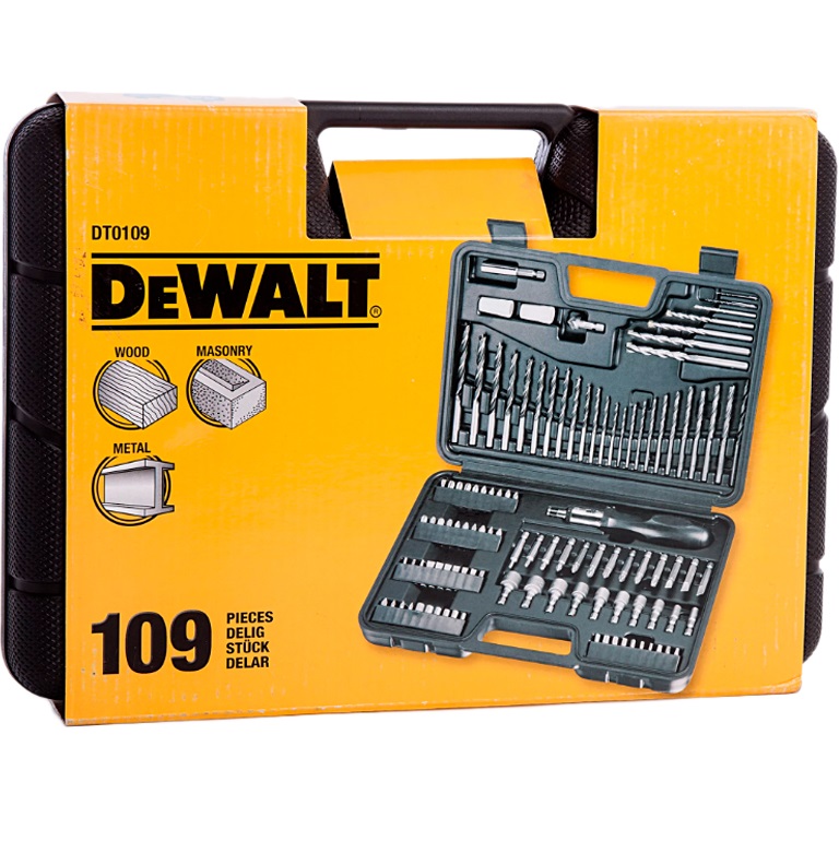Набор инструментальный 109 предметов DeWALT DT0109