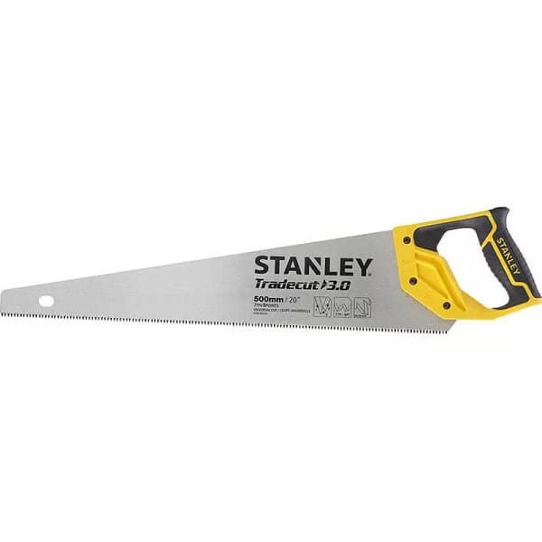 Ножовка по древесине с закаленными зубьями длиной 500 мм для ″чистого″ реза (11 tpi) STANLEY STHT20351-1