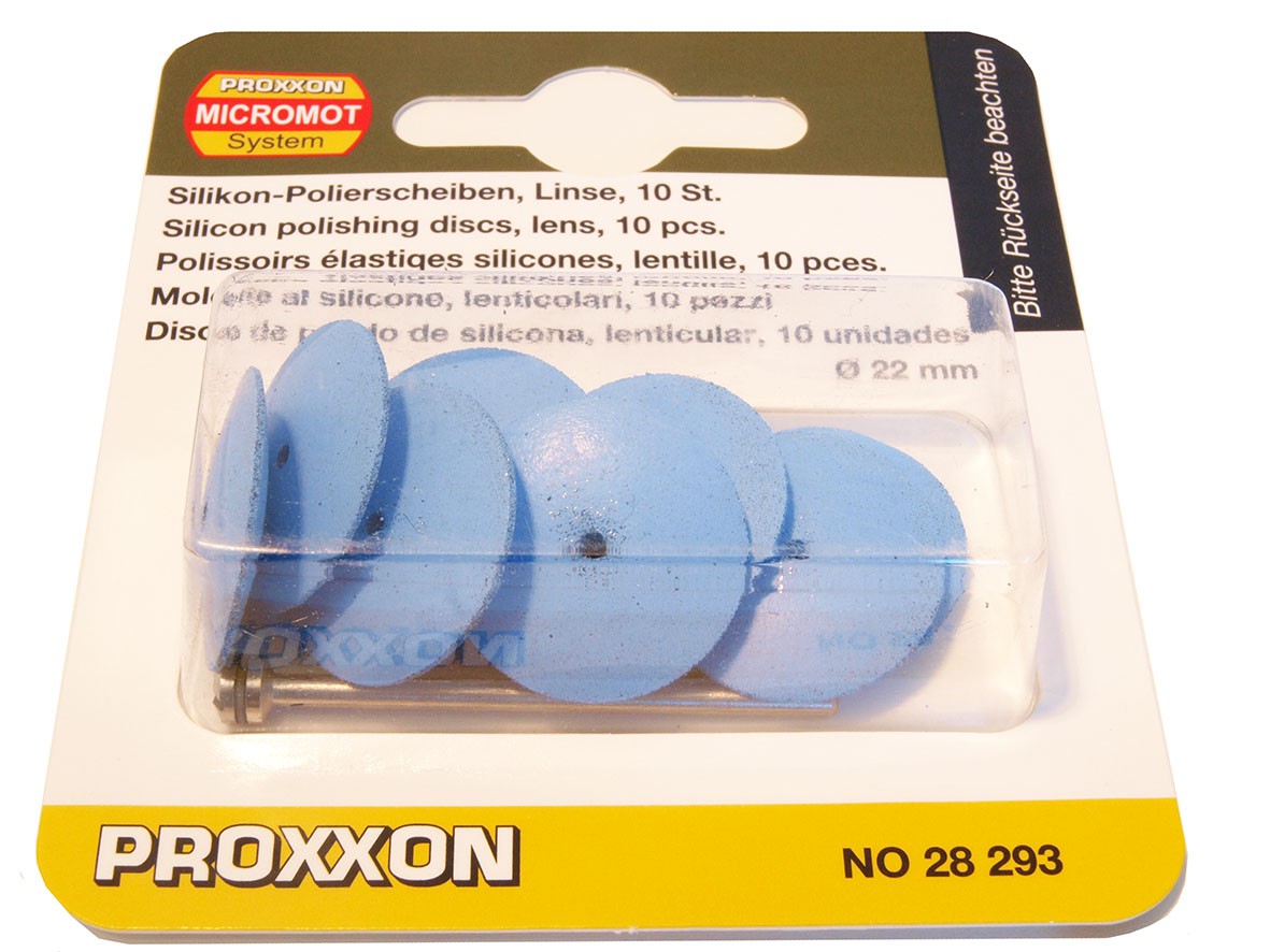 Диски полировальные силиконовые в форме линзы Proxxon