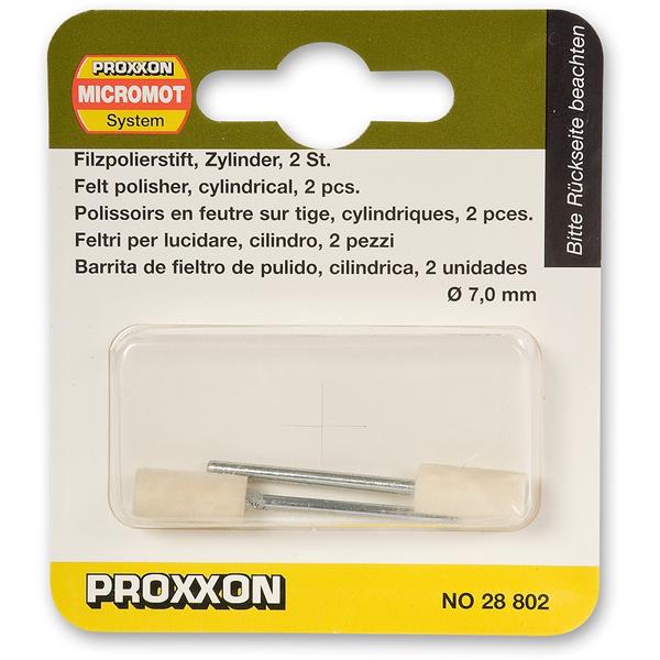 Фетровки для золота, серебра и финишной обработки (цилиндр) Proxxon