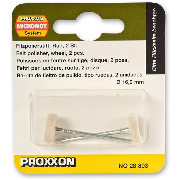 Фетровки для золота, серебра и финишной обработки (диск) Proxxon