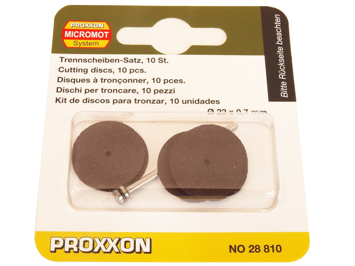 Диски отрезные керамические с дискодержателем Proxxon