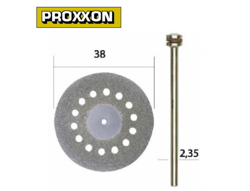 Диск отрезной алмазный с отверстиями охлаждения 38 мм Proxxon