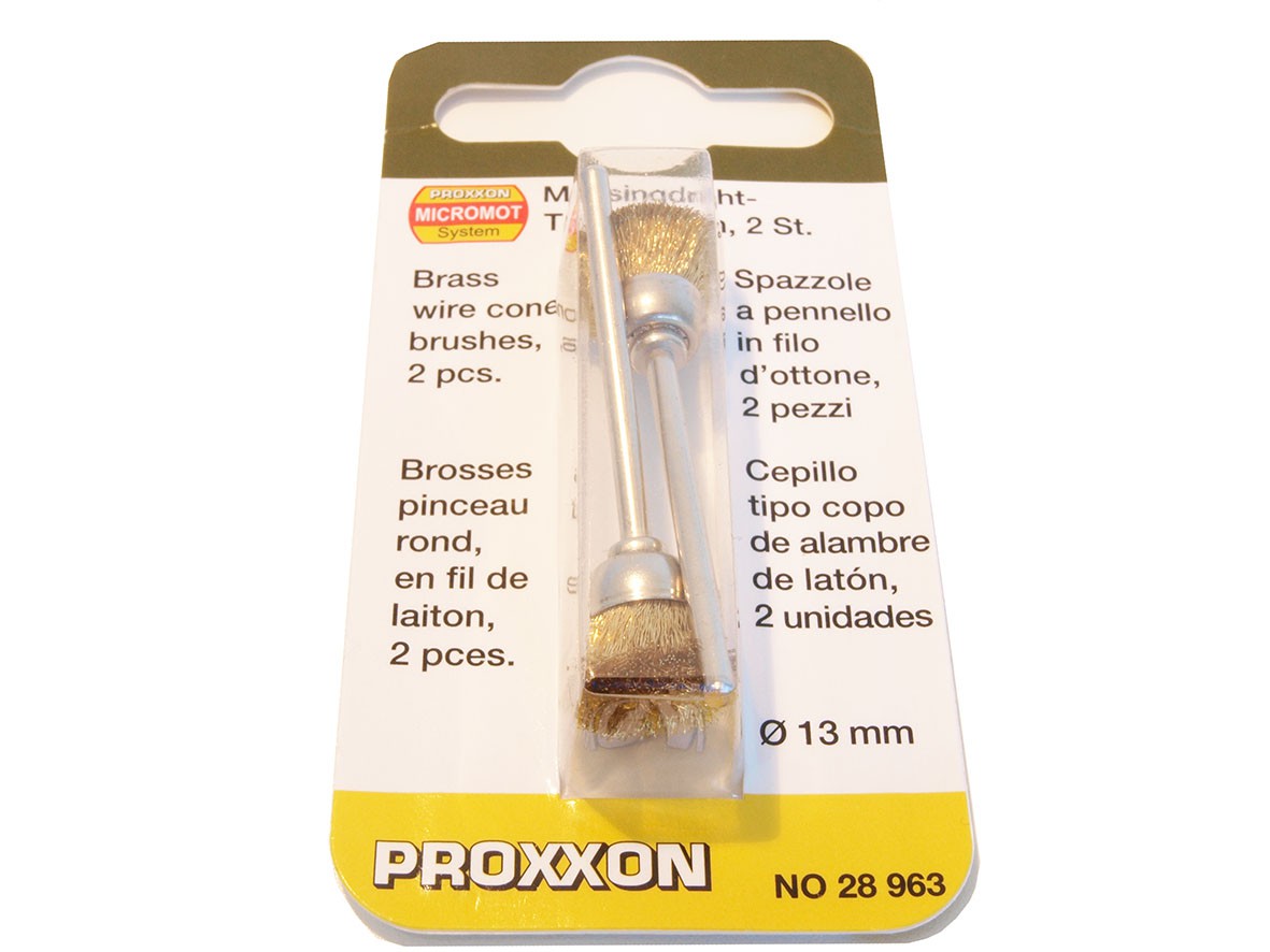 Набор торцевых латунных щёток Proxxon