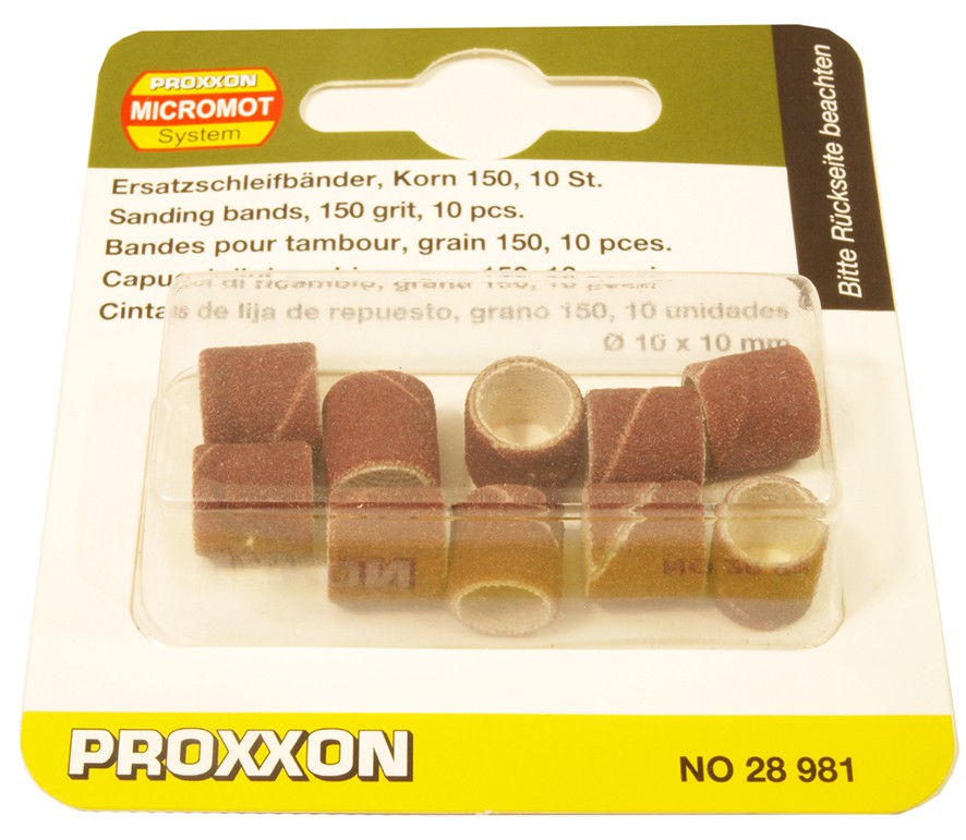 Шлифовальные цилиндры (зерно K 150) Proxxon