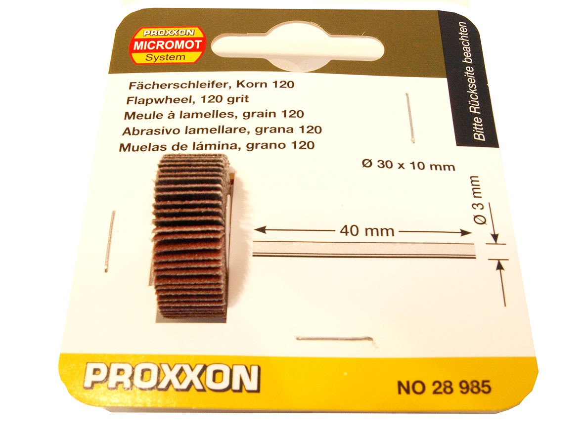 Плоскостная ламельная шлифовка (зерно K 120) Proxxon