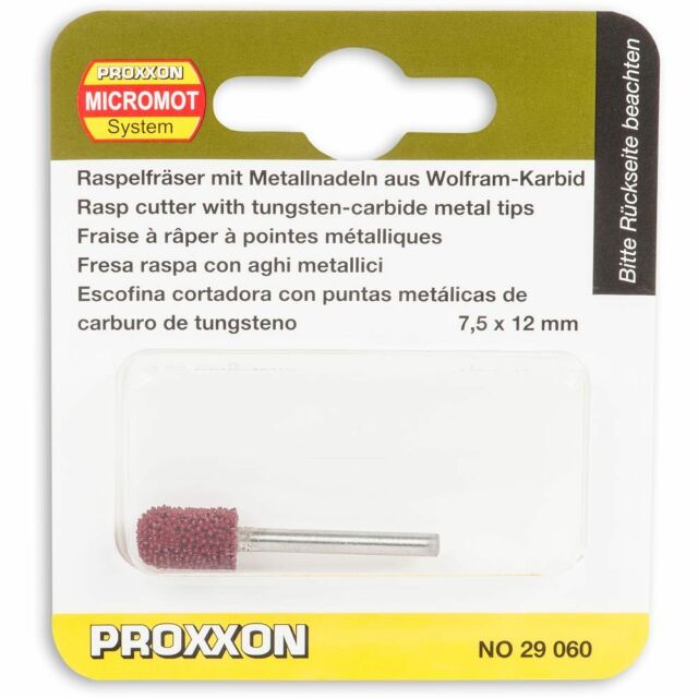 Рашпильная фреза с зубьями из карбида вольфрама (7.5 x 12 mm) Proxxon
