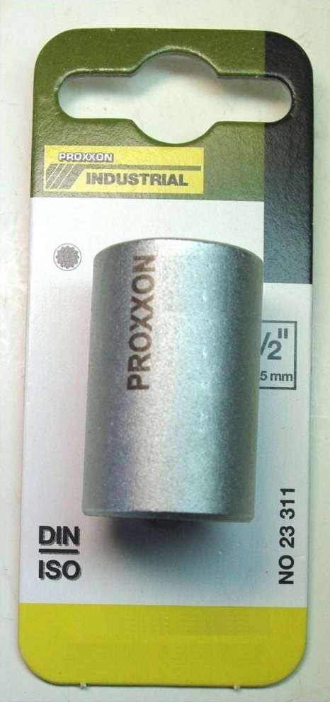 Головка для внешней 12-зубцовой звездочки XZN на 1/2', размер 9 мм Proxxon