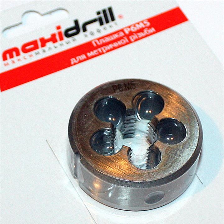 Плашка Р6М5 M6, шаг 1,0 (20/7 мм) Maxidrill