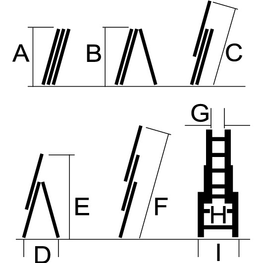 Лестница алюминиевая 3х14 Kentavr