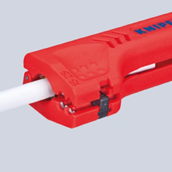 Универсальный инструмент для снятия оболочки с кабеля домовой и промышленной сети 130 мм Knipex 