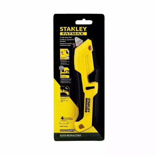 Нож Tri-Slide безопасный с выдвижными лезвиями для отделочных работ STANLEY FMHT10365-0