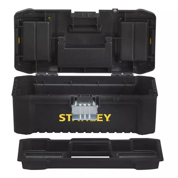 Ящик ″ESSENTIAL″ пластиковый с металлическими защелками, размер 316x156x128 мм (12.5″) STANLEY STST1-75515